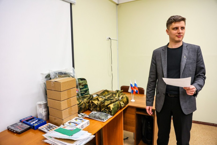 Акция поддержки военнослужащих.